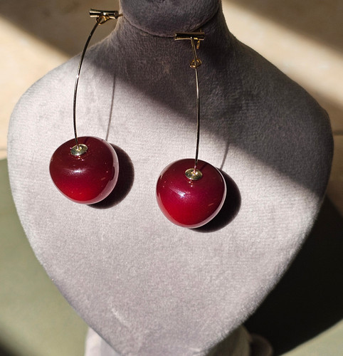 گوشواره گیلاسی فانتزی
