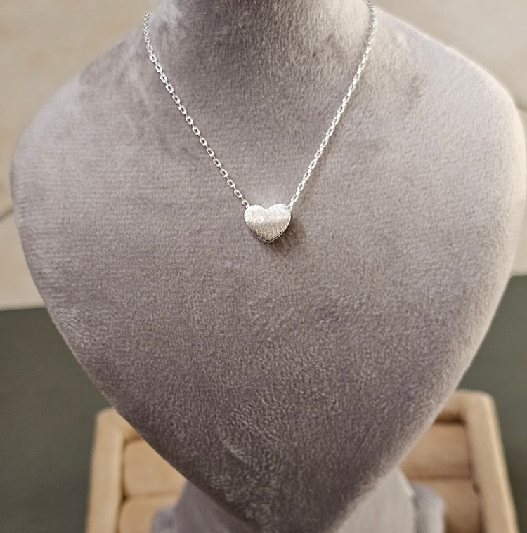 گردنبند آبکاری نقره قوی مینیمال آویدخت