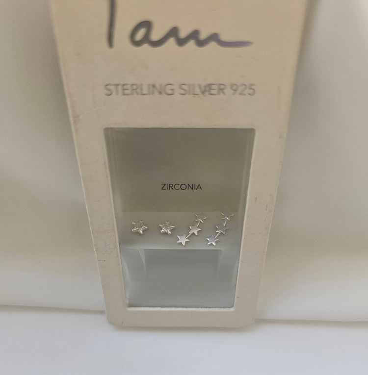 پک گوشواره دوتایی نقره ۹۲۵ از برند آی ام